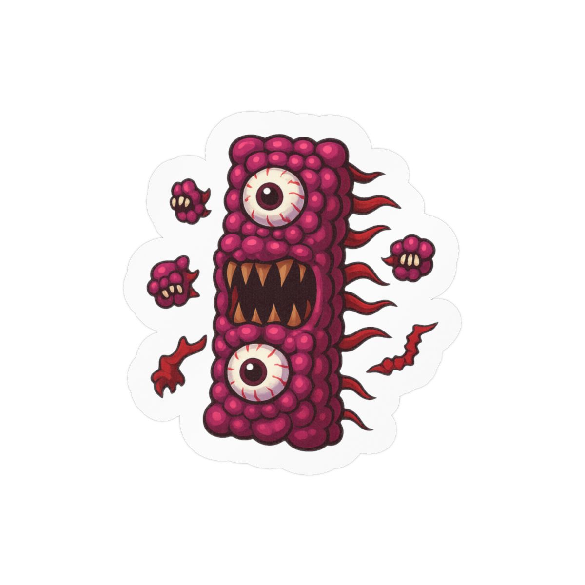 Wall of Flesh Terraria Sticker | Bold Gaming Decal