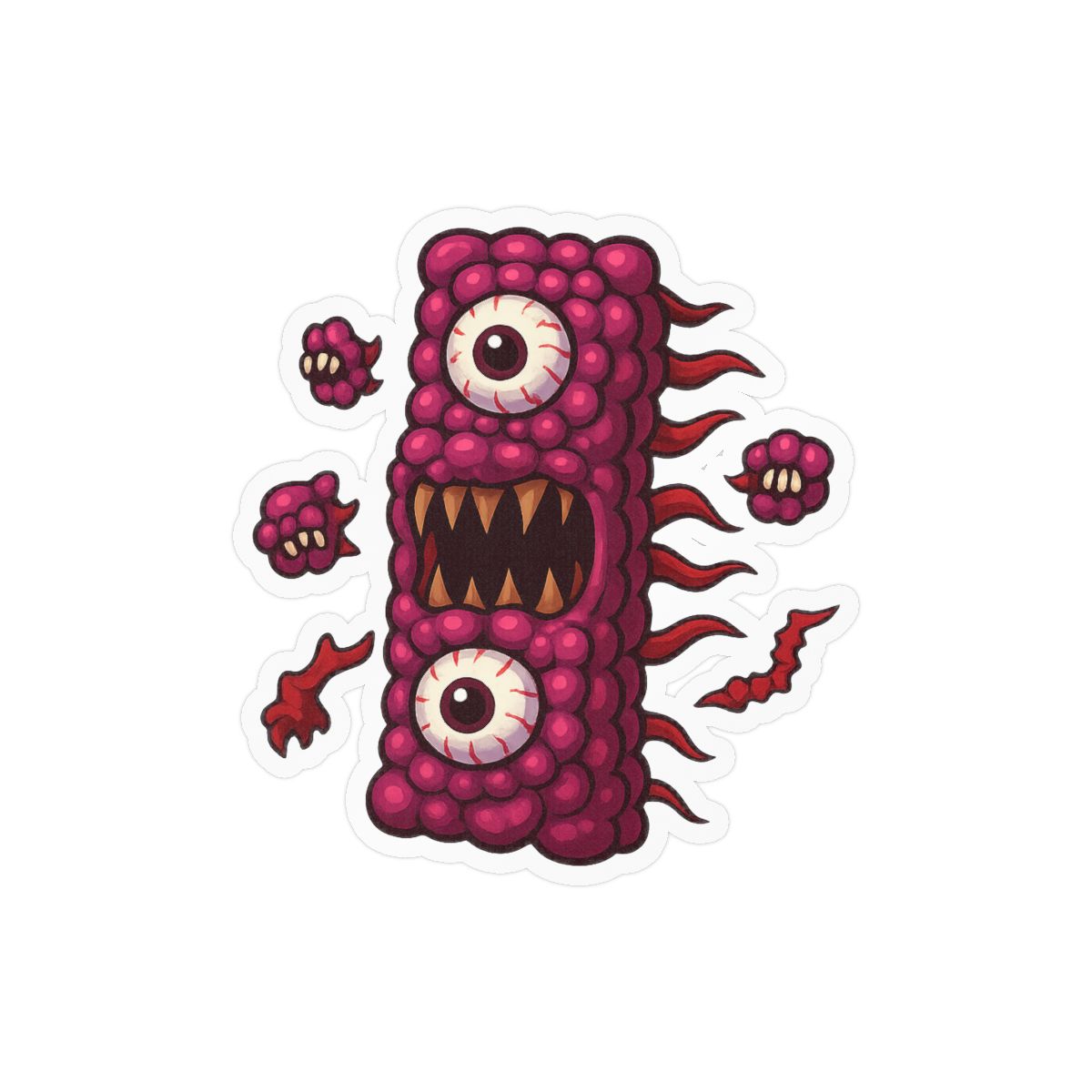 Wall of Flesh Terraria Sticker | Bold Gaming Decal