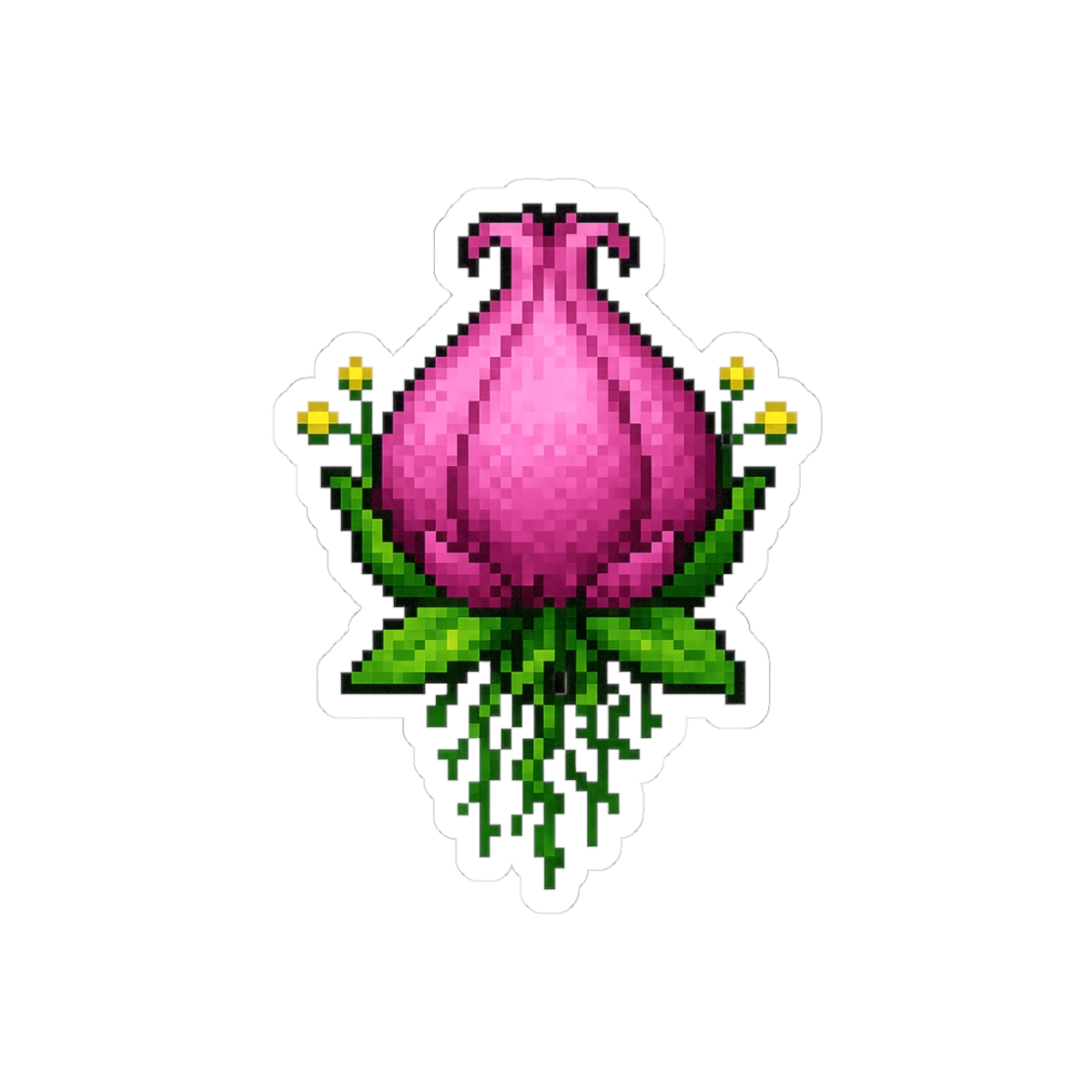 Terraria Plantera Sticker | Bold Pixel Boss Vinyl Decal