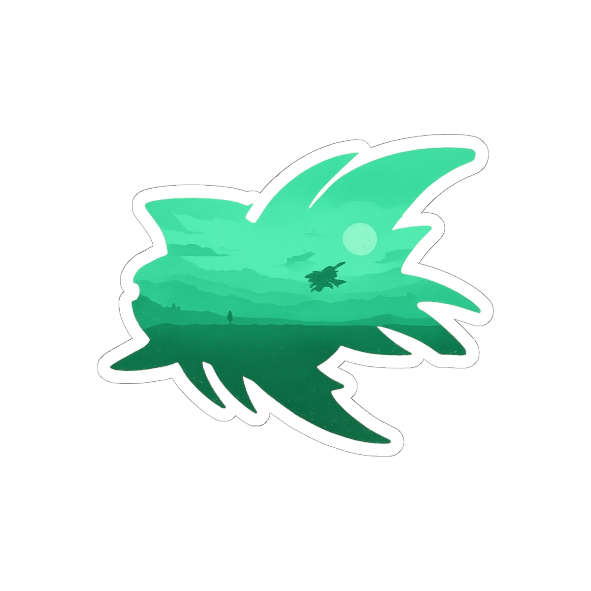 Terraria Duke Fishron Sticker | Fierce Boss Battle Vinyl Decal