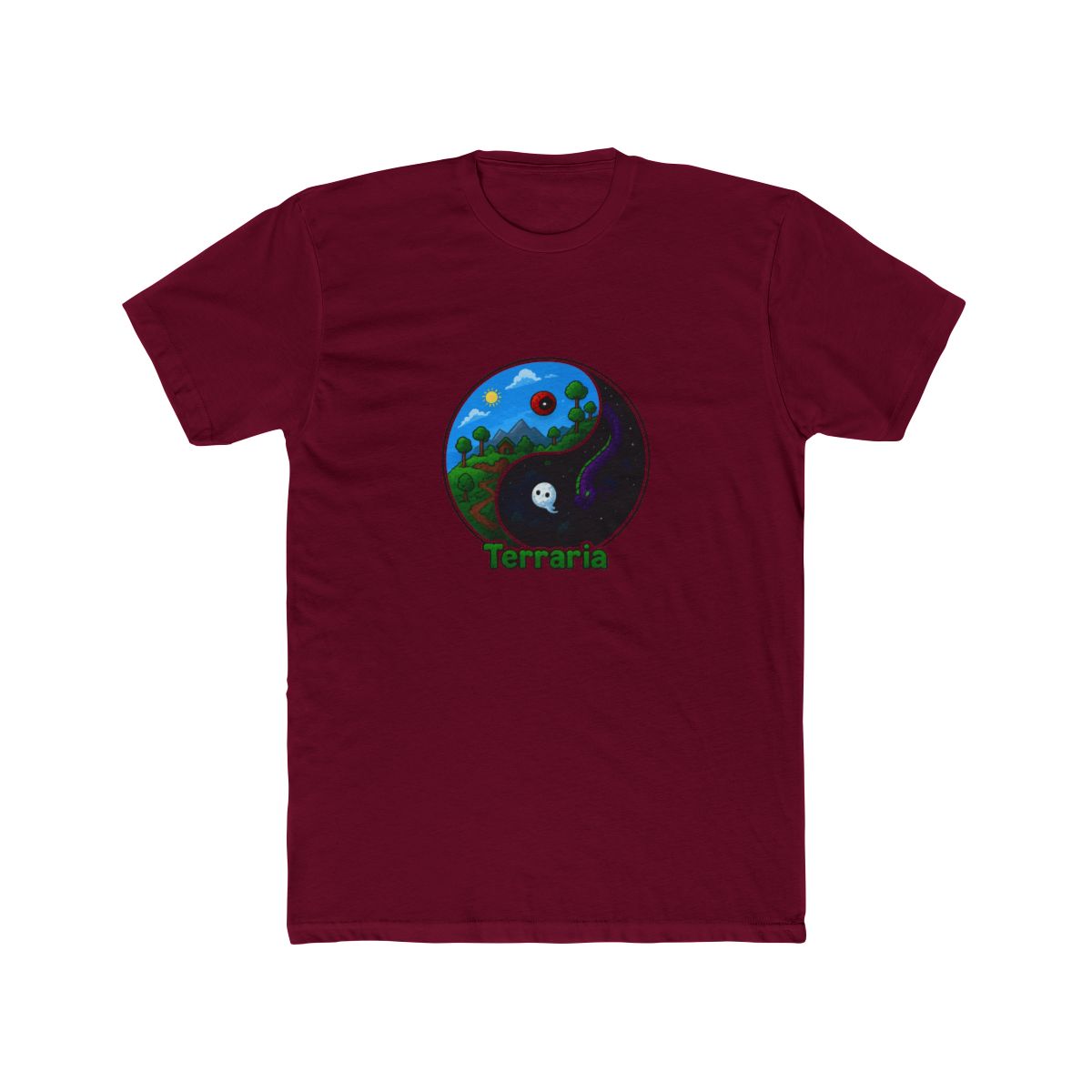 Terraria Night and Day Cycle Graphic T-Shirt