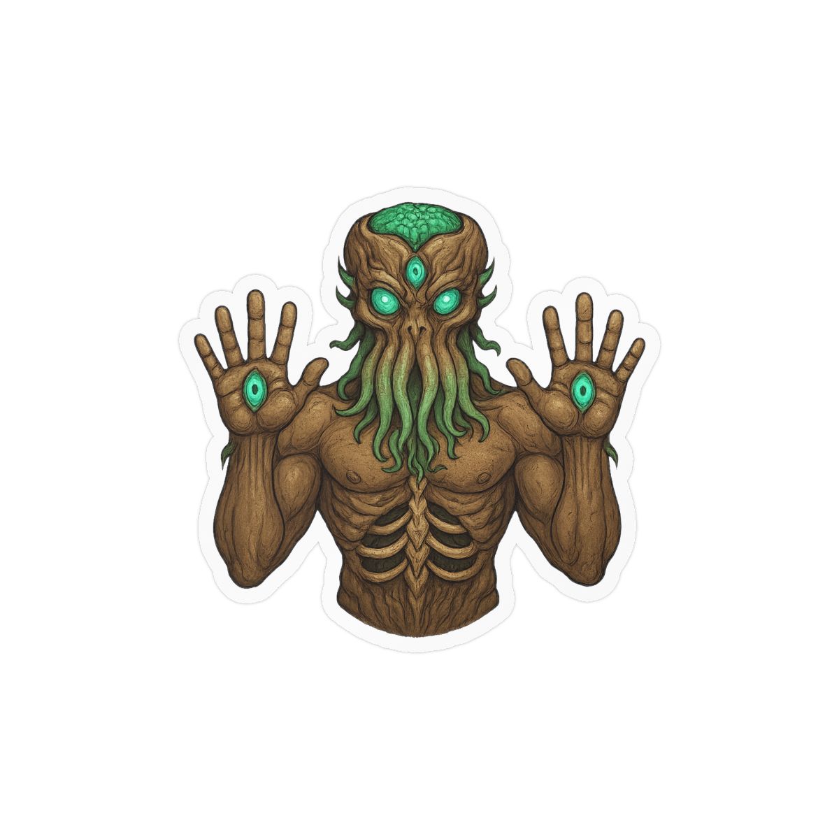 Moon Lord Terraria Conquest | Gaming Sticker, Vinyl Decal, Boss Fight Badge