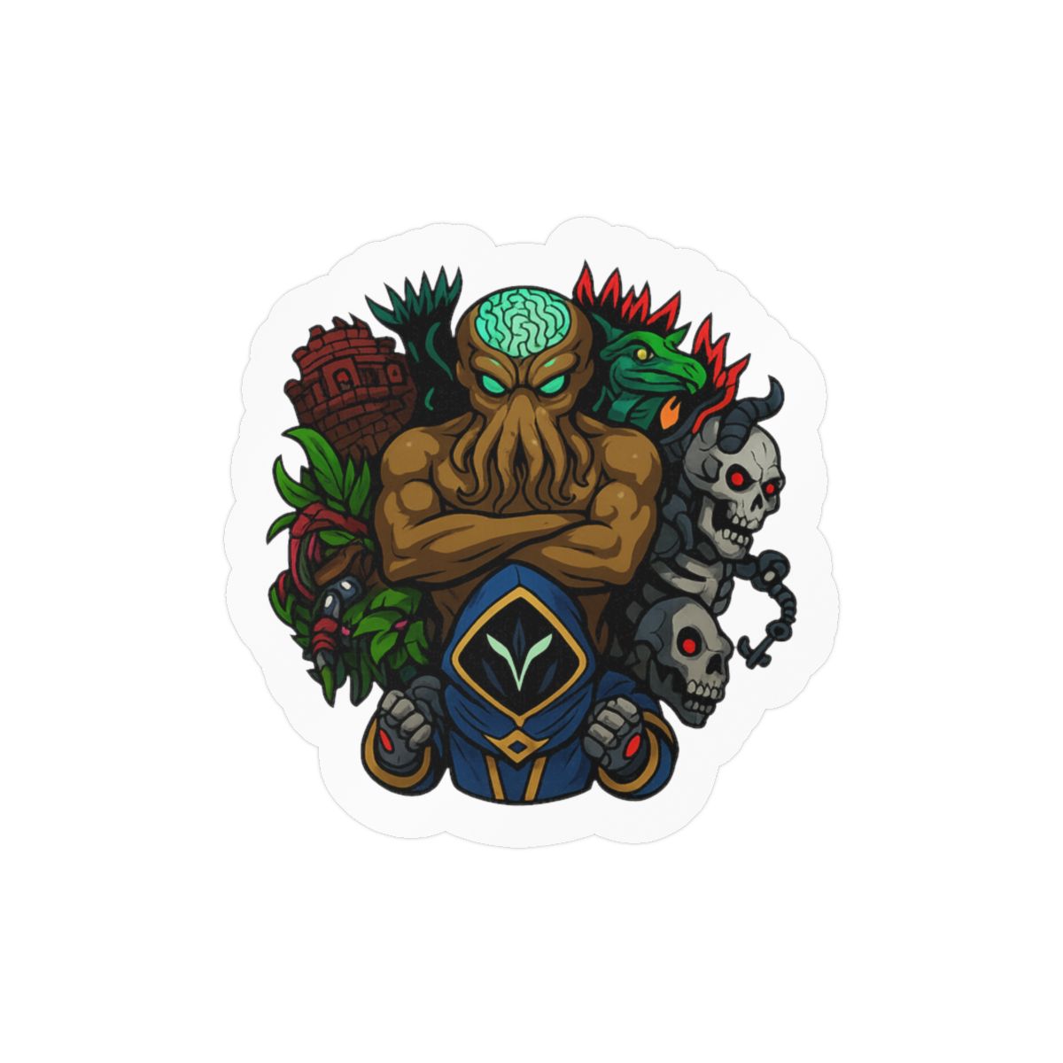 Terraria Halloween Boss Sticker | Bold Pixel Decal