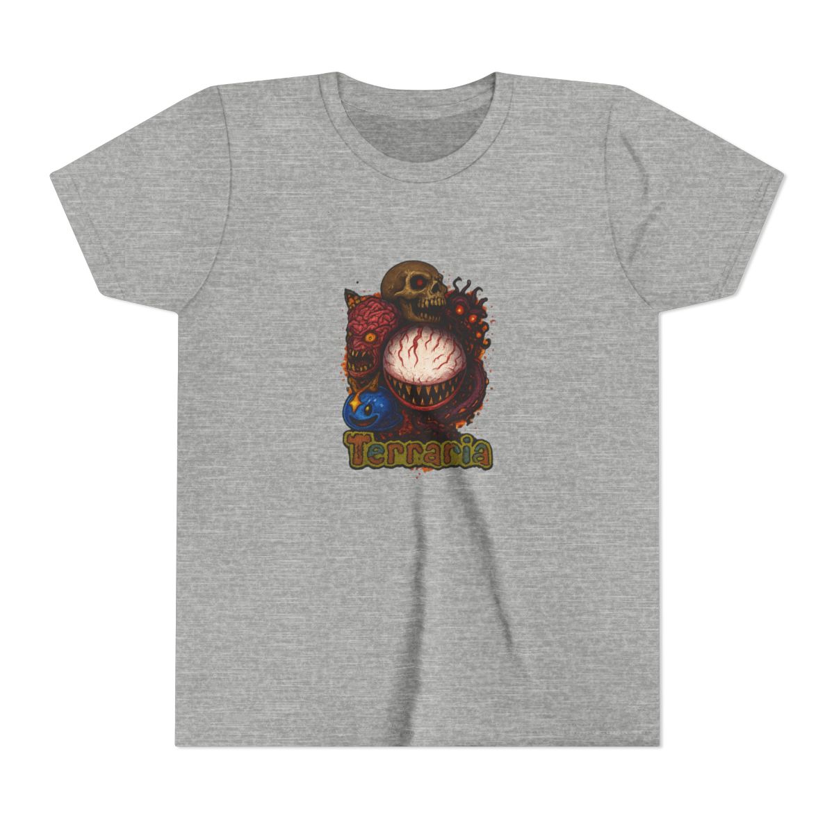 Epic Terraria Boss Rush Pixel Gamer Kids T-Shirt