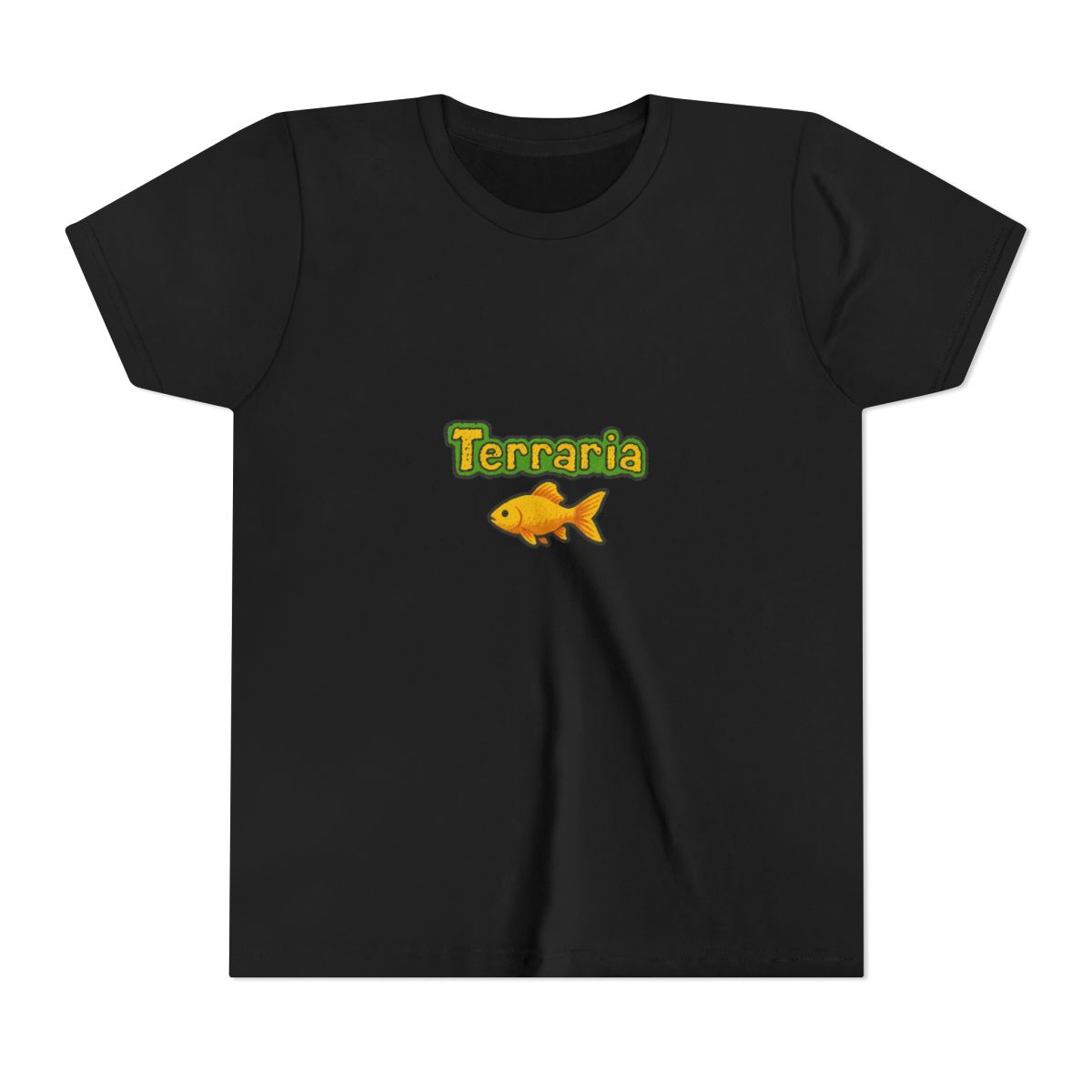 Terraria Goldfish Pet Pixel Gamer Kids T-Shirt