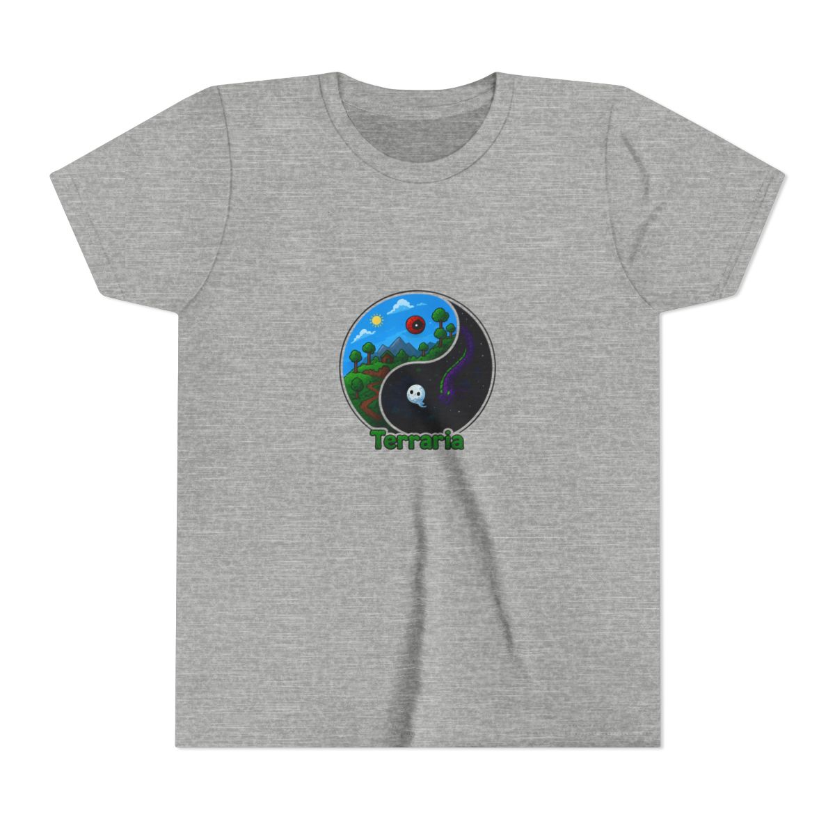 Terraria Night and Day Cycle Graphic Kids T-Shirt