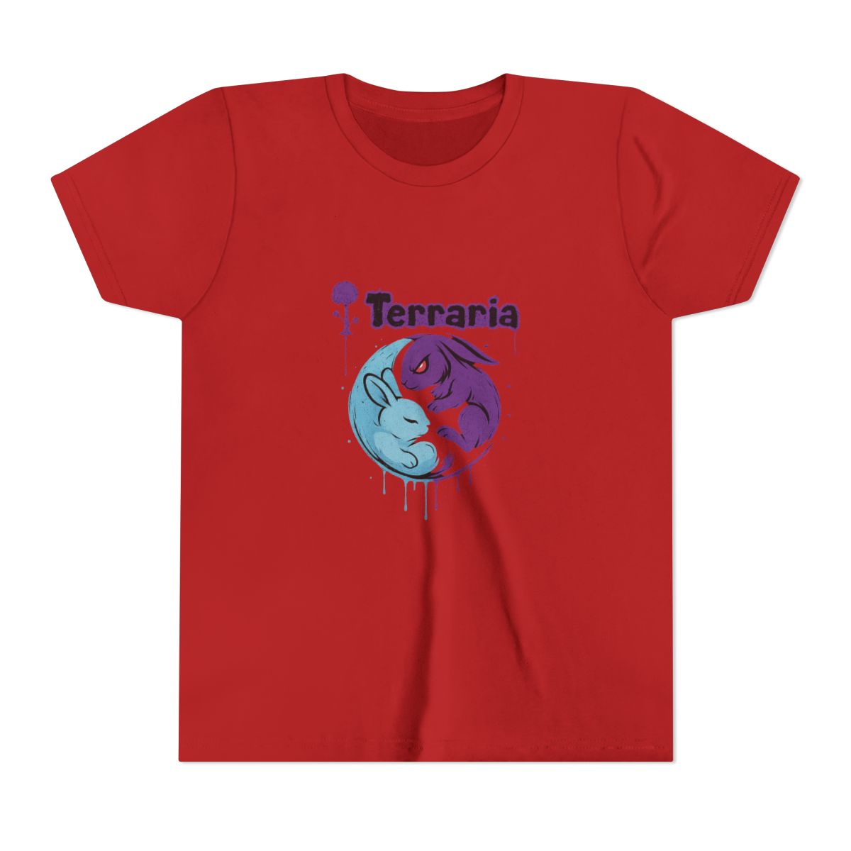 Yin Yang Bunnies Terraria Gamer Kids T-Shirt