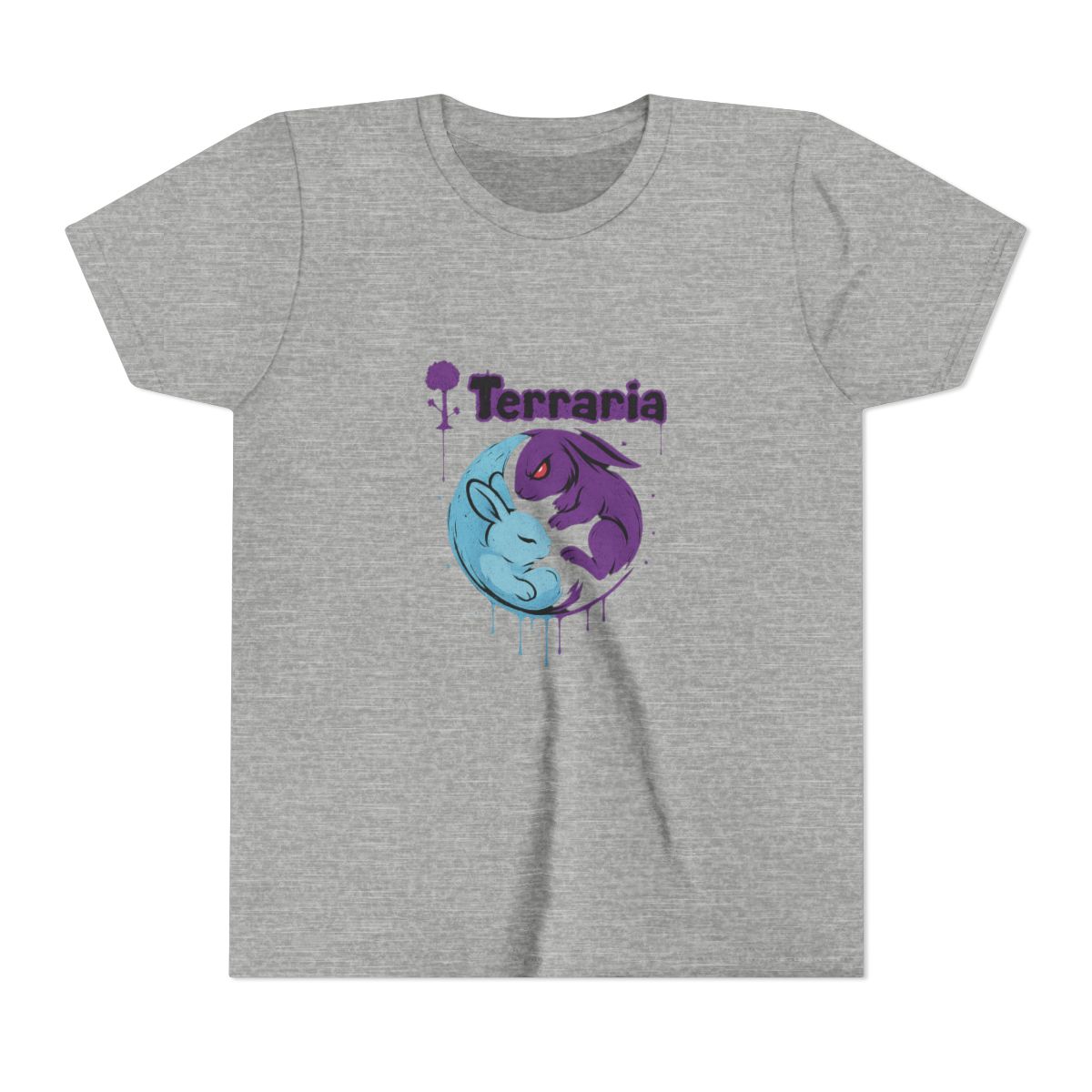 Yin Yang Bunnies Terraria Gamer Kids T-Shirt